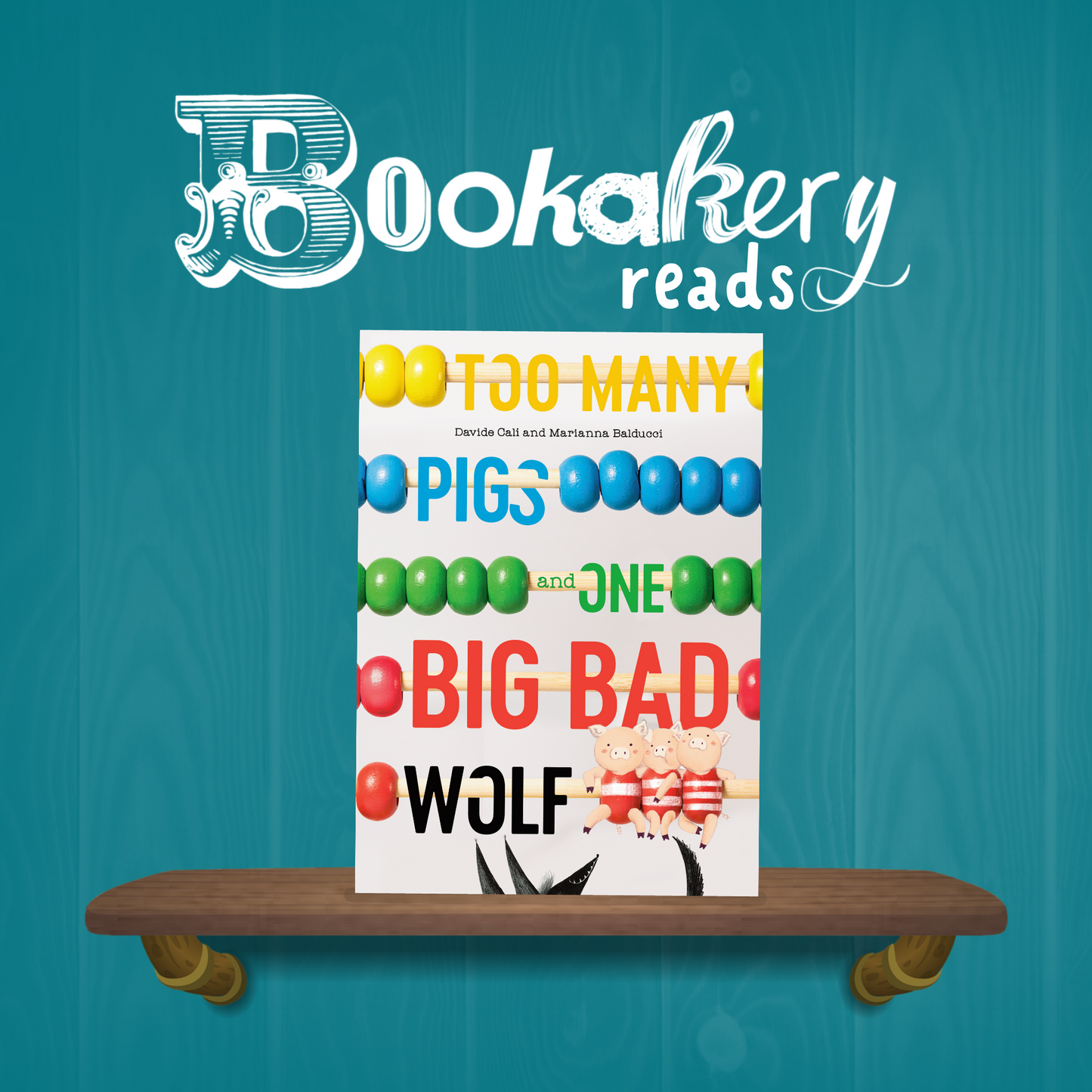 Too Many Pigs and One Big Bad Wolf Picture Book